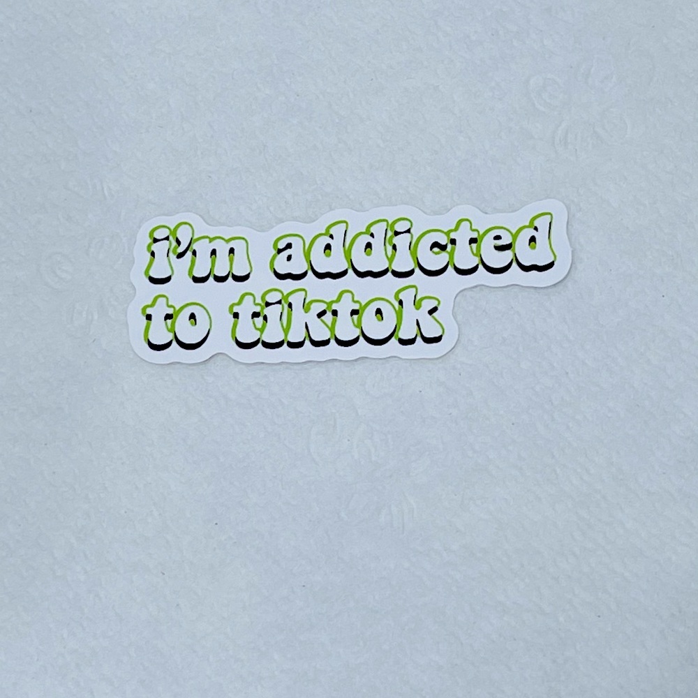 Cute 1PC, Aesthetic Waterproof sticker